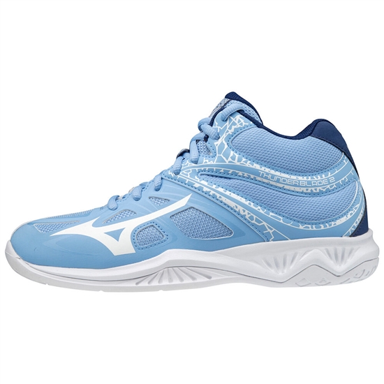 Tenisky Na Volejbal Mizuno Thunder Blade 2 Stredne Damske Modre / Biele | 3687402-JL