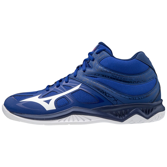 Tenisky Na Volejbal Mizuno Thunder Blade 2 Stredne Panske Modre / Biele / Ruzove | 9871206-KO