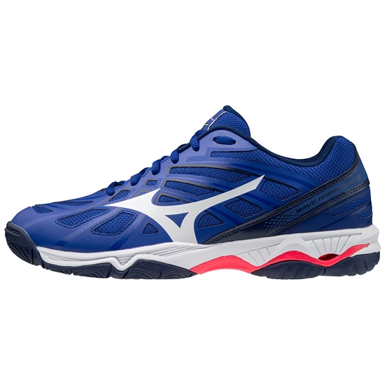 Tenisky Na Volejbal Mizuno Wave Hurricane 3 Panske Modre / Biele / Ruzove | 1265340-QC