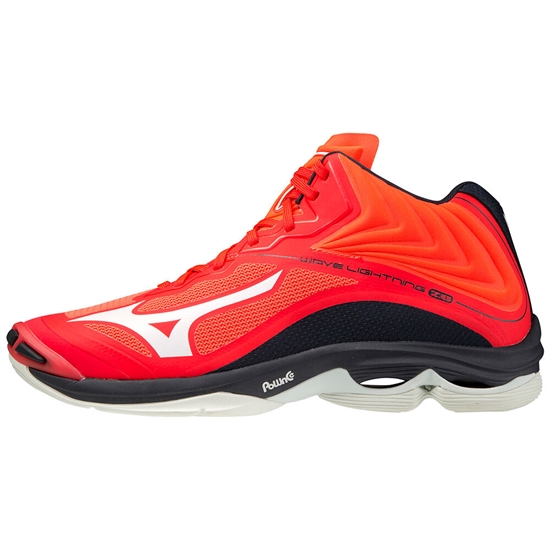 Tenisky Na Volejbal Mizuno Wave Lightning Z6 Stredne Panske Oranžové / Biele / Modre | 2465708-LA