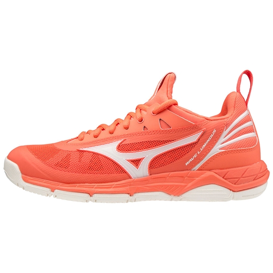 Tenisky Na Volejbal Mizuno Wave Luminous Damske Koralove / Biele | 4315297-LU