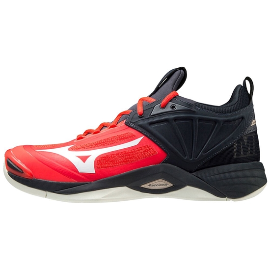 Tenisky Na Volejbal Mizuno Wave Momentum 2 Damske Červené / Biele | 3706958-RP