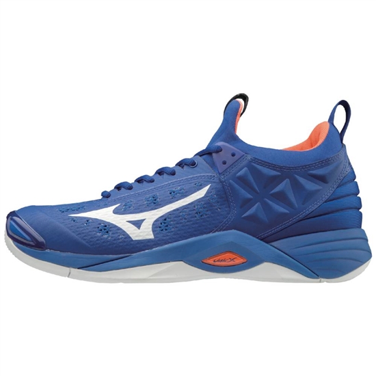 Tenisky Na Volejbal Mizuno Wave Momentum Panske Kráľovská Modrá / Oranžové | 3748591-QO