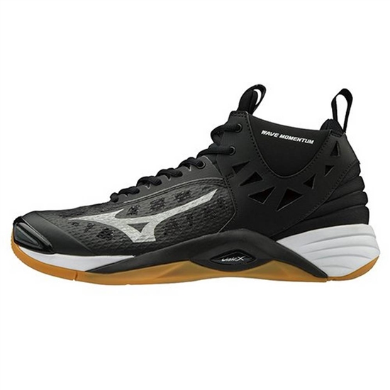 Tenisky Na Volejbal Mizuno Wave Momentum Stredne Panske Čierne / Strieborne | 9021763-VQ