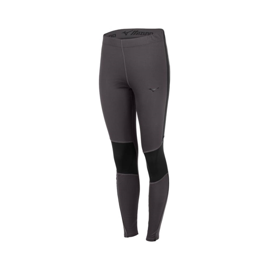 Tights Mizuno Breath Thermo Damske Siva / Čierne | 8465012-CH