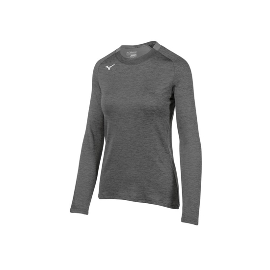 Tops Mizuno Alpha Long Sleeve Damske Siva | 2075384-IY