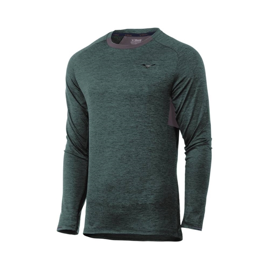 Tops Mizuno Alpha Long Sleeve Panske Zelene | 7601395-FV