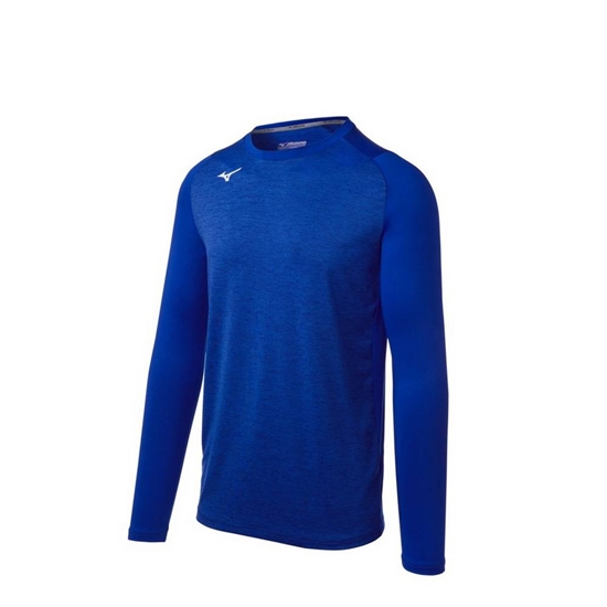 Tops Mizuno Alpha Stretch Sleeve Panske Kráľovská Modrá | 6483790-RL