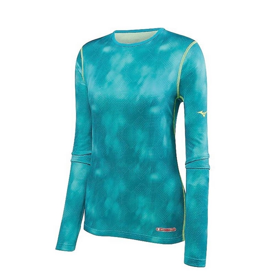 Tops Mizuno Breath Thermo Base Layer Damske Tyrkysové | 0795321-SU