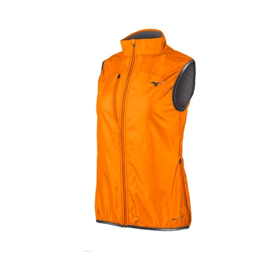 Vesty Mizuno Breath Thermo FZ Damske Oranžové | 5678013-KY