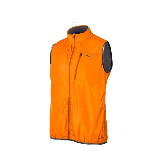 Vesty Mizuno Breath Thermo FZ Panske Oranžové | 5180346-JE