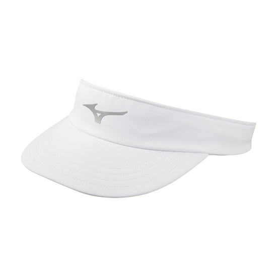 Visor Mizuno DryLite Running Panske Biele | 2183405-CT